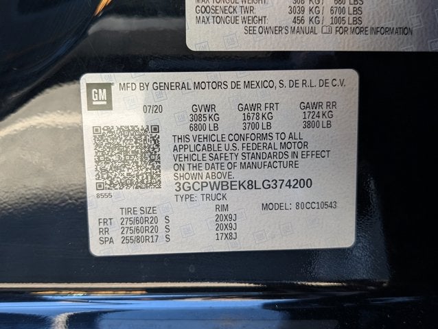 2020 Chevrolet Silverado 1500 Custom