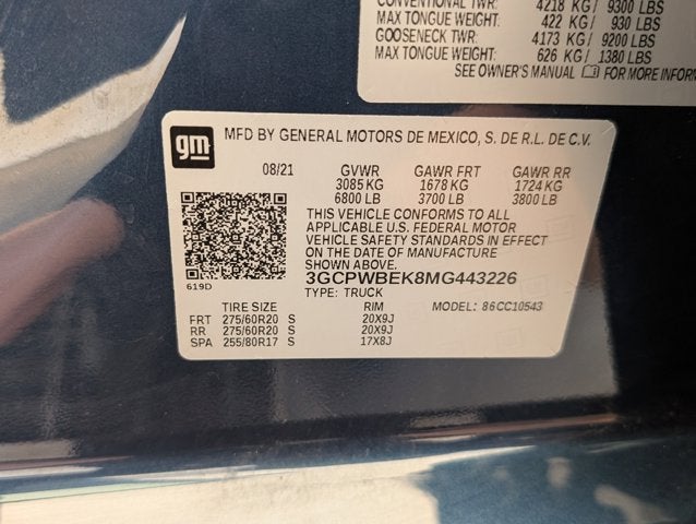 2021 Chevrolet Silverado 1500 Custom