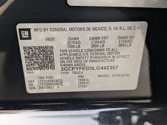 2020 Chevrolet Silverado 1500 LT Trail Boss