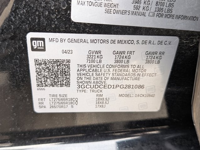 2023 Chevrolet Silverado 1500 Custom Trail Boss