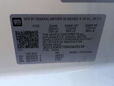 2022 Chevrolet Silverado 1500 RST