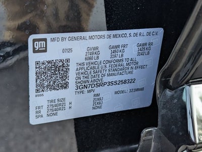 2025 Chevrolet Equinox EV RS