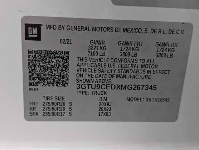 2021 GMC Sierra 1500 Elevation