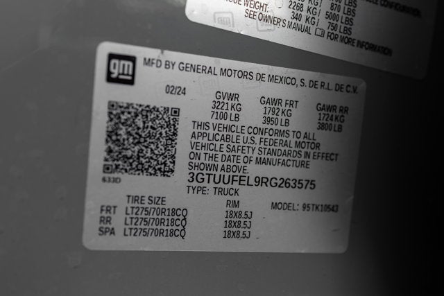 2024 GMC Sierra 1500 AT4X