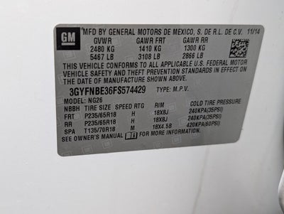 2015 Cadillac SRX Luxury Collection