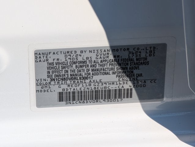 2024 Nissan Versa S