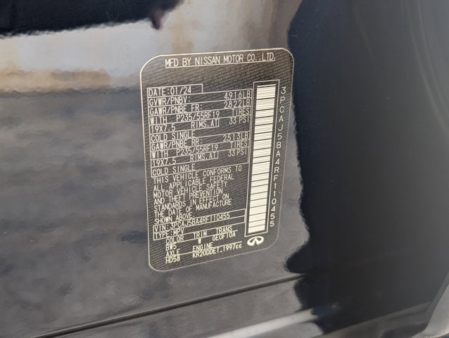 2024 INFINITI QX50 LUXE