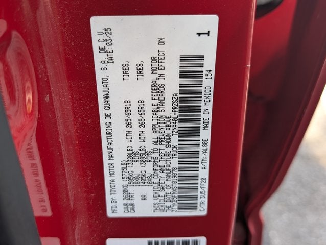 2025 Toyota Tacoma 2WD SR5