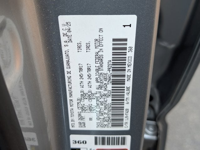 2025 Toyota Tacoma 2WD SR