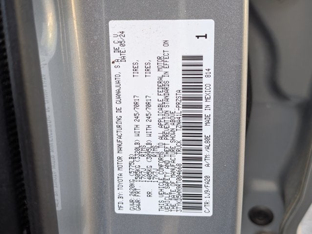 2024 Toyota Tacoma 2WD SR