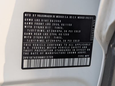 2022 Volkswagen Tiguan S