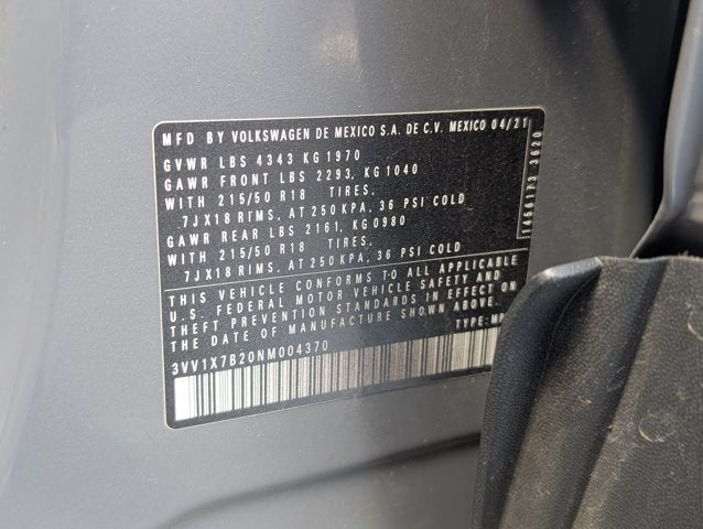 2022 Volkswagen Taos SEL