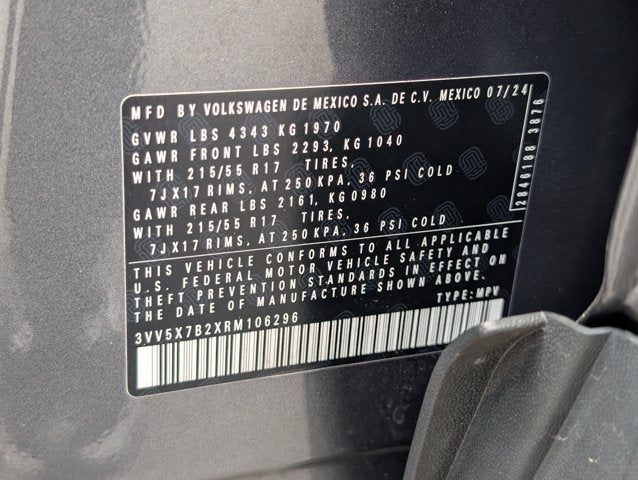 2024 Volkswagen Taos S