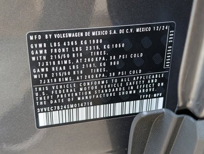 2025 Volkswagen Taos SE