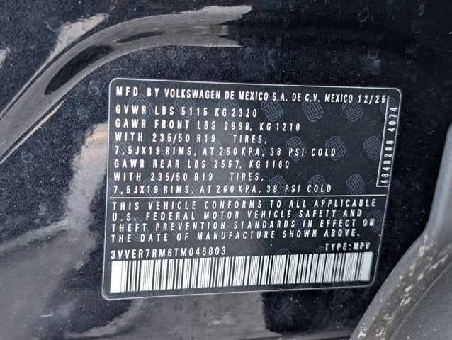 2026 Volkswagen Tiguan SE