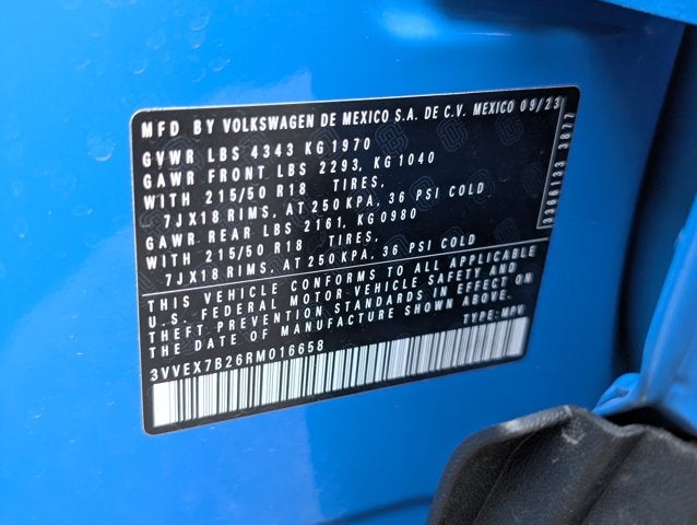 2024 Volkswagen Taos SE