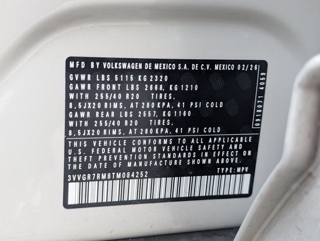 2026 Volkswagen Tiguan SE R-Line Black