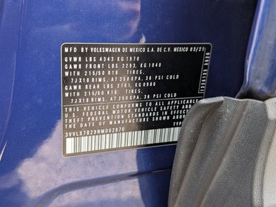 2022 Volkswagen Taos SE