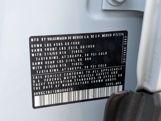 2025 Volkswagen Taos SE