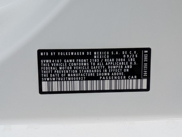 2026 Volkswagen Jetta S