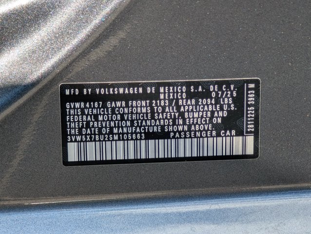 2025 Volkswagen Jetta S