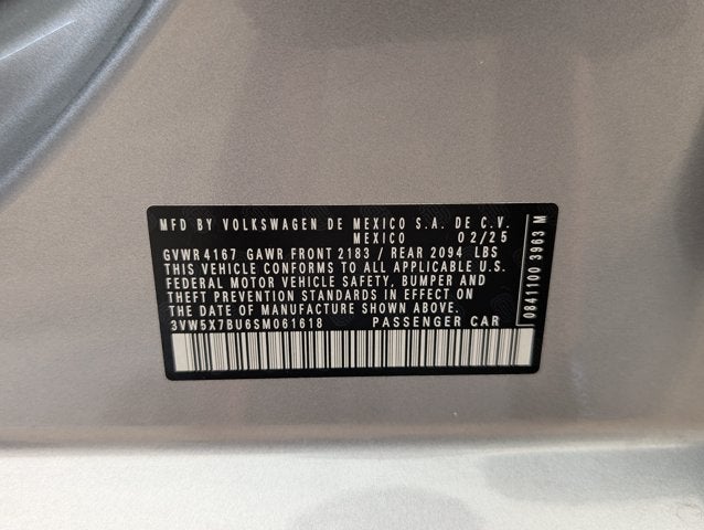 2025 Volkswagen Jetta S