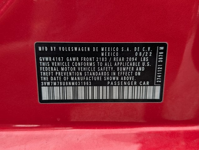 2022 Volkswagen Jetta SE