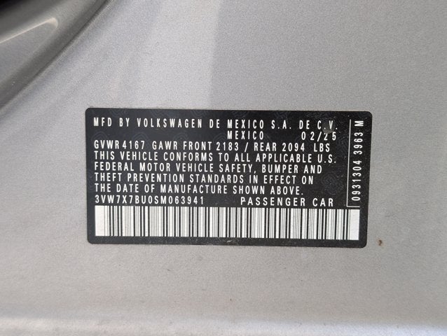 2025 Volkswagen Jetta SE