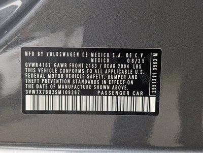 2025 Volkswagen Jetta SE