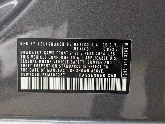 2025 Volkswagen Jetta SE