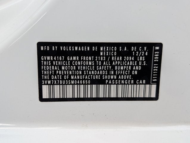 2025 Volkswagen Jetta SE