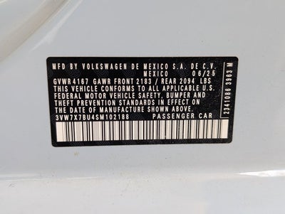 2025 Volkswagen Jetta SE