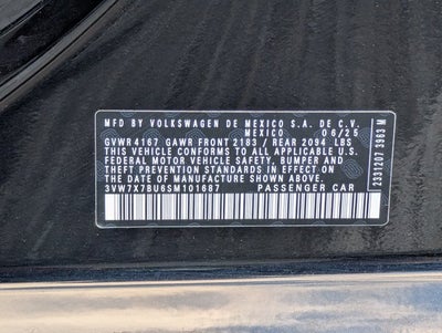 2025 Volkswagen Jetta SE
