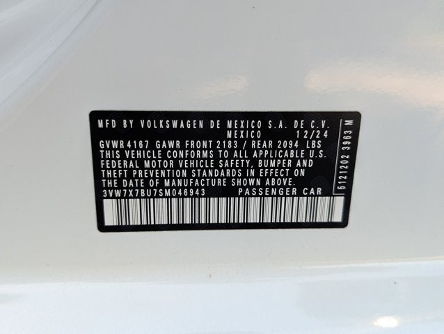 2025 Volkswagen Jetta SE