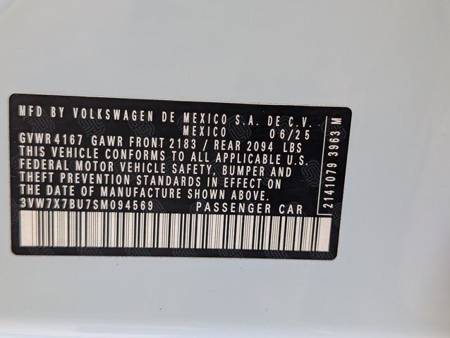 2025 Volkswagen Jetta SE