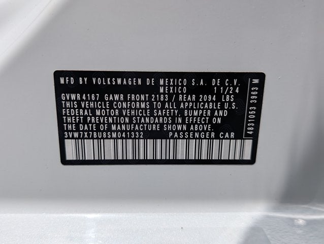 2025 Volkswagen Jetta SE