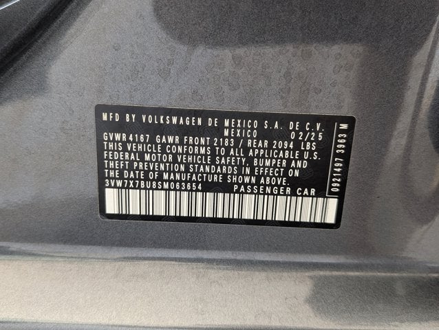 2025 Volkswagen Jetta SE