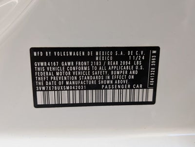 2025 Volkswagen Jetta SE