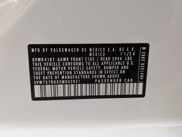 2025 Volkswagen Jetta SE
