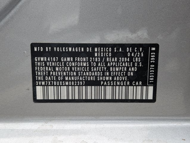 2025 Volkswagen Jetta SE
