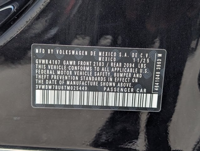 2026 Volkswagen Jetta Sport
