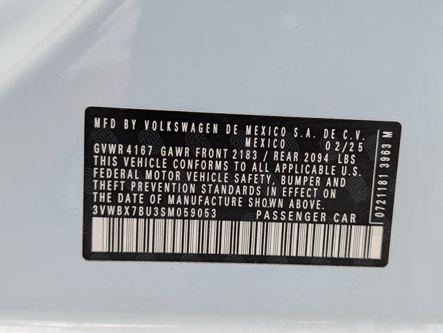 2025 Volkswagen Jetta Sport