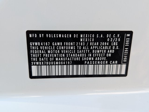 2025 Volkswagen Jetta Sport