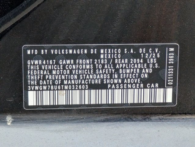 2026 Volkswagen Jetta SEL