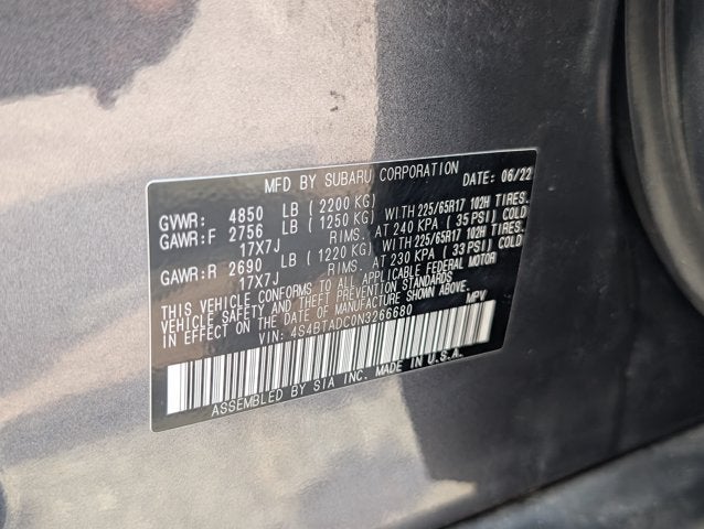 2022 Subaru Outback Premium