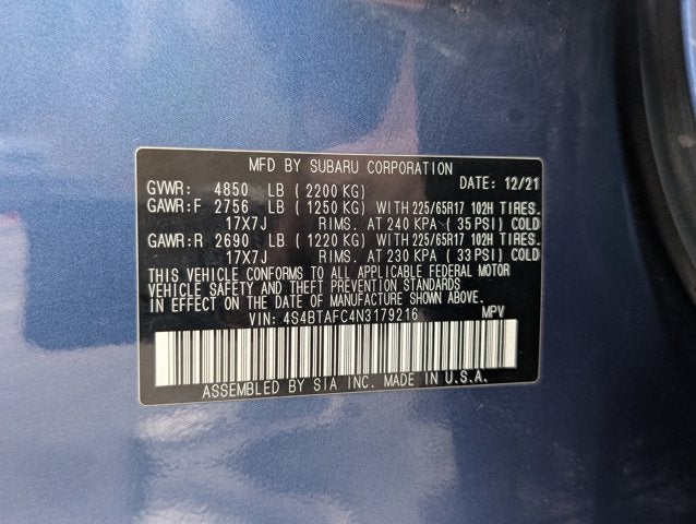 2022 Subaru Outback Premium