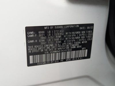 2022 Subaru Ascent Limited