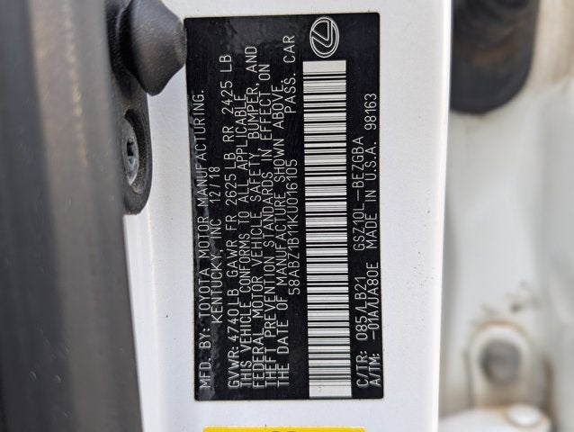 2019 Lexus ES ES 350