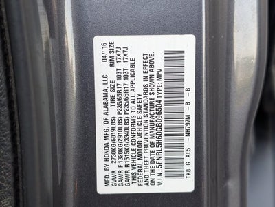 2016 Honda Odyssey EX-L