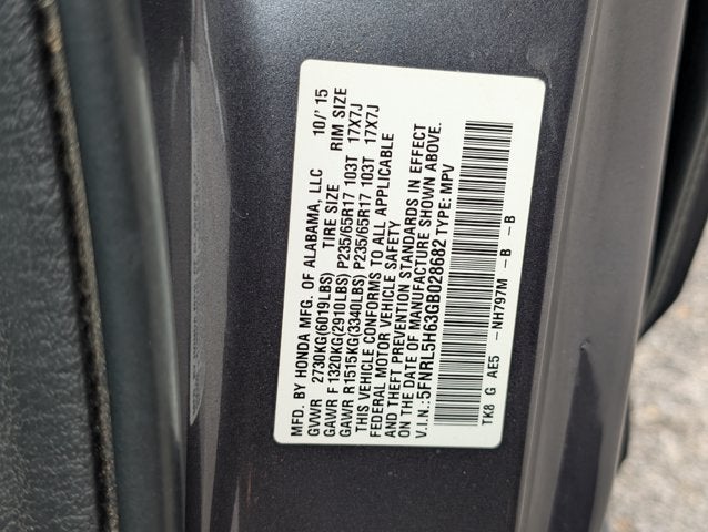 2016 Honda Odyssey EX-L